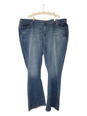 Women's signature LEVI'S mid Rise Bootcut Stretch Plus Size 28 Tall 46" Waist